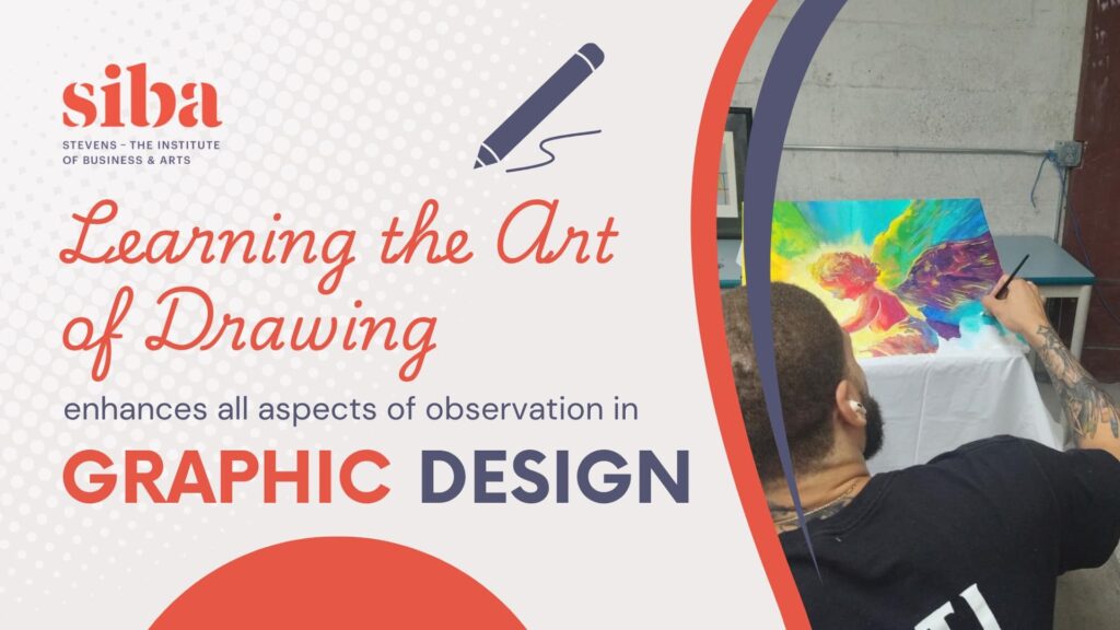 Learning the art of drawing in graphic design