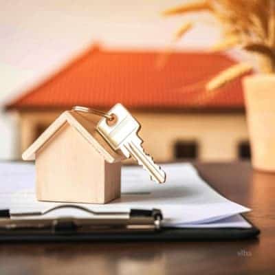 House model with a key