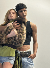 People modeling clothes with a leopard fur black tank top and jeans - Siba - Stevens Institute of Business People modeling clothes with a leopard fur black tank top and jeans