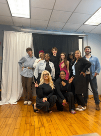 People posing for a group photo - Siba - Stevens Institute of Business