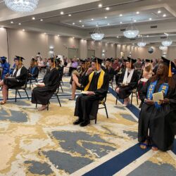 Siba graduates in hotel ballroom